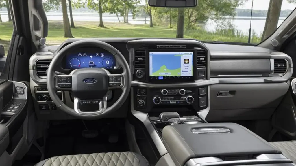 صور مواصفات سيارة فورد F-150 2024 – تصميم فورد F-150 2024 من الداخل (2) | السوق المفتوح