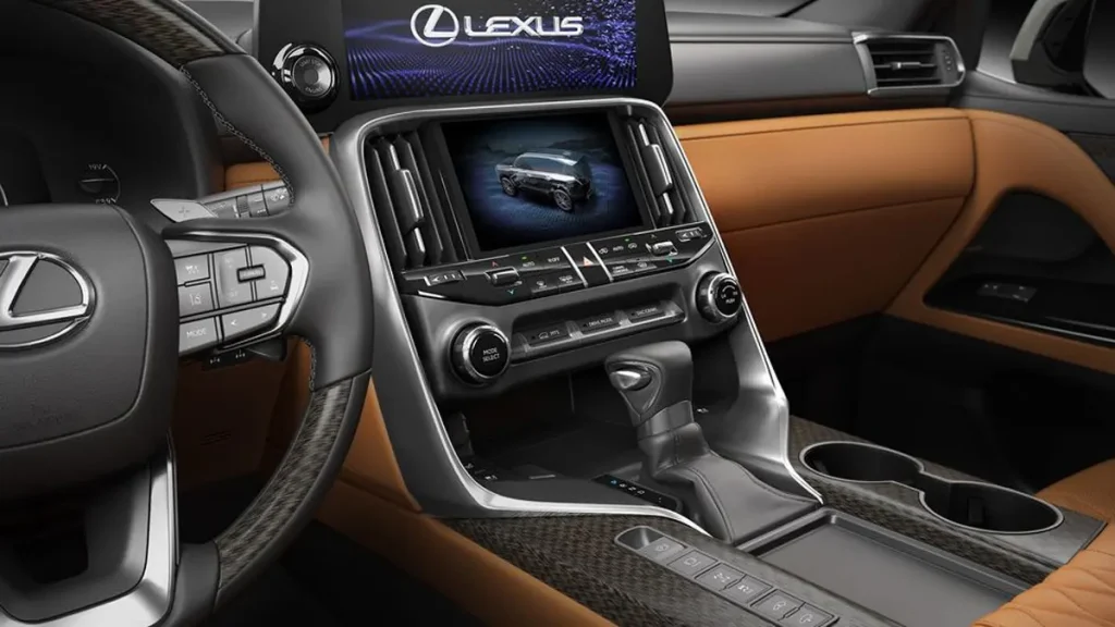 صور مواصفات سيارة لكزس LX 2022 – تصميم لكزس LX 2022 من الداخل (2) | السوق المفتوح