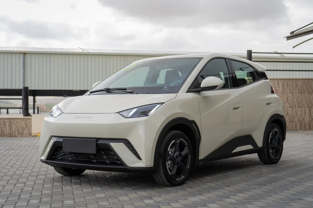 مواصفات سيارة BYD Seagull 2024 – تصميم بي واي دي من الخارج بتفاصيل واضحة