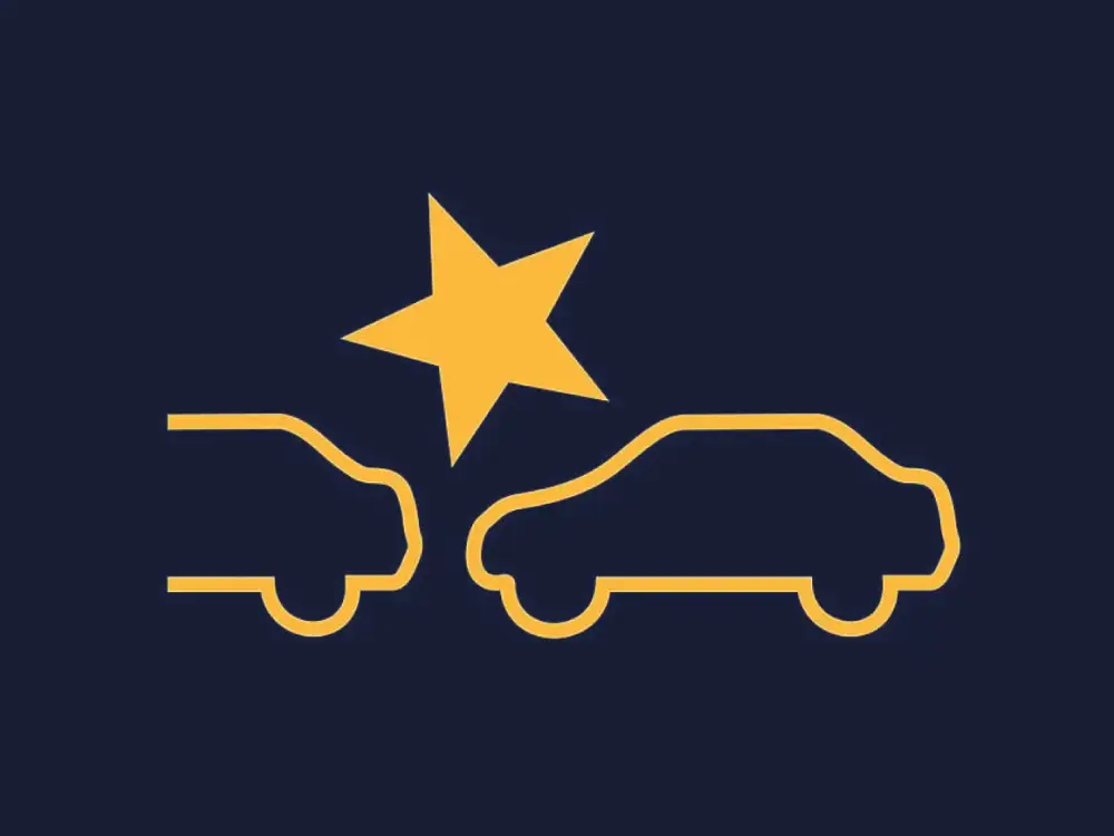 مؤشر تحذير الاصطدام الأمامي والكبح التلقائي AEB