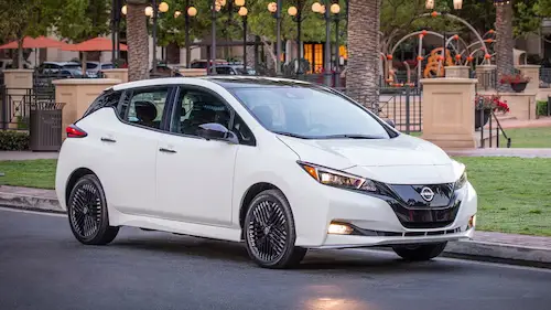 Nissan Leaf 2024 Specs – Exterior Design of the بتفاصيل واضحة