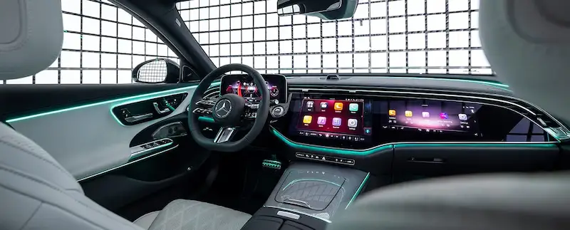 2024 Mercedes E-Class Specs – لوحة القيادة الرقمية المتطورة